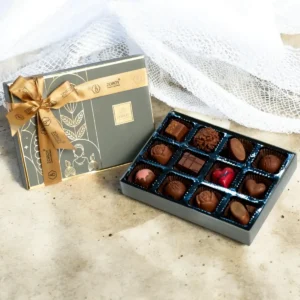 Assorted Gourmet Chocolates Box (12 Pcs)